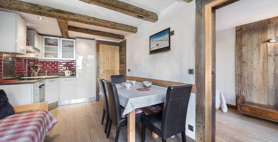 Este es un cómodo apartamento en Val d'Isère 42 metros