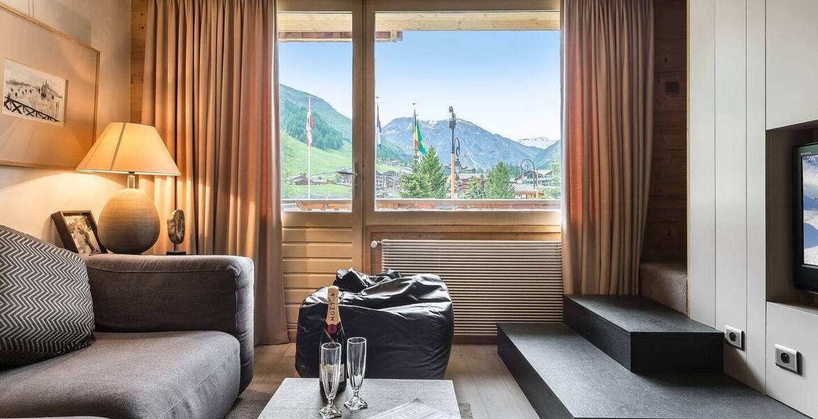 The duplex apartment in Val d'Isere for rent with 2 bedrooms
