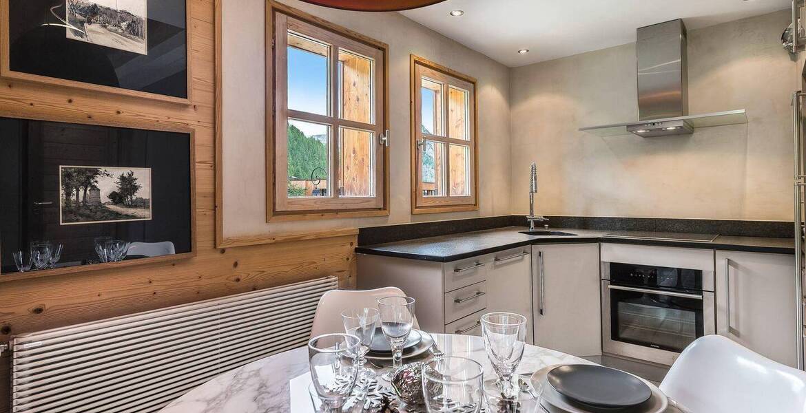 L'appartement en duplex à Val d'Isère à louer avec 2 chambre