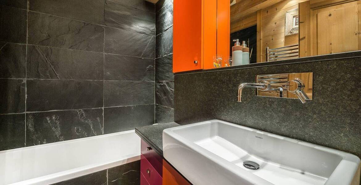 The duplex apartment in Val d'Isere for rent with 2 bedrooms