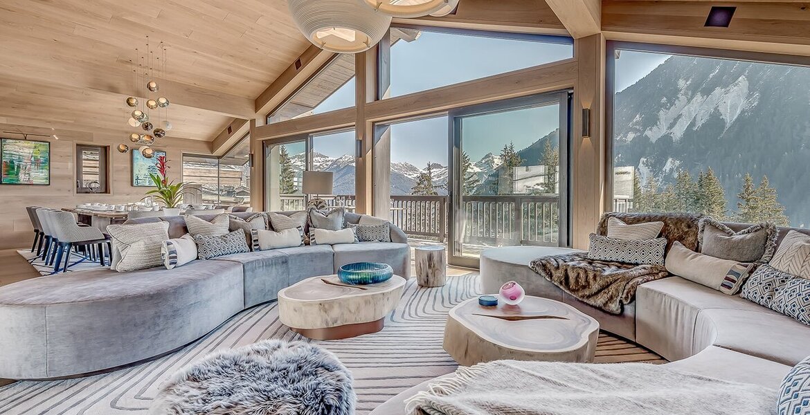 Chalet à louer à Le Belvédère, Courchevel Moriond de 560m² 