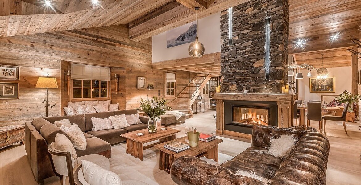 Newly renovated chalet for rent in Courchevel 1850 with 400m