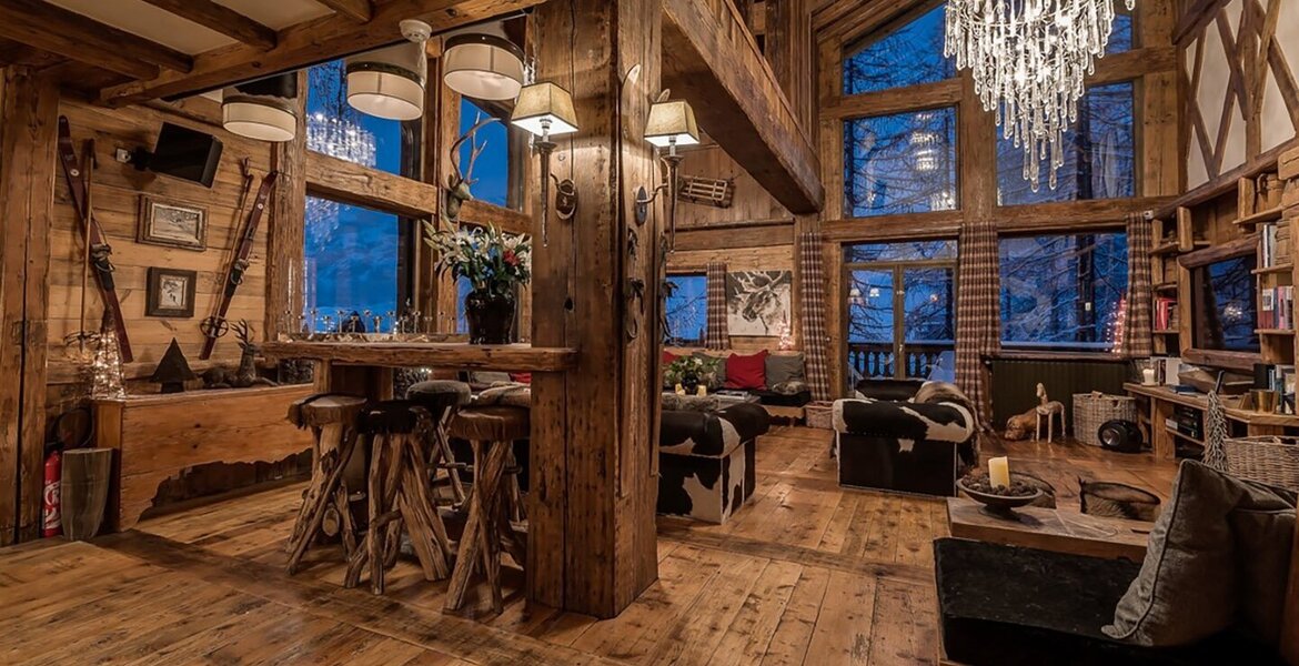 Extraordinaire chalet à louer à Val d'Isère avec 800 m² 