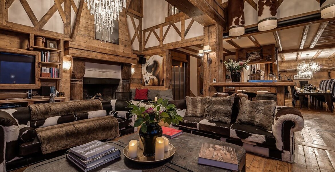 Extraordinaire chalet à louer à Val d'Isère avec 800 m² 