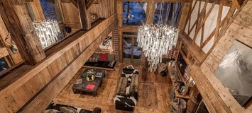 Extraordinaire chalet à louer à Val d'Isère avec 800 m² 