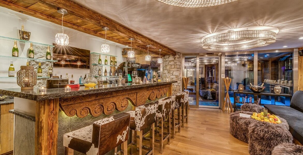 Unique chalet for rent in Val d’Isère with 500m2 