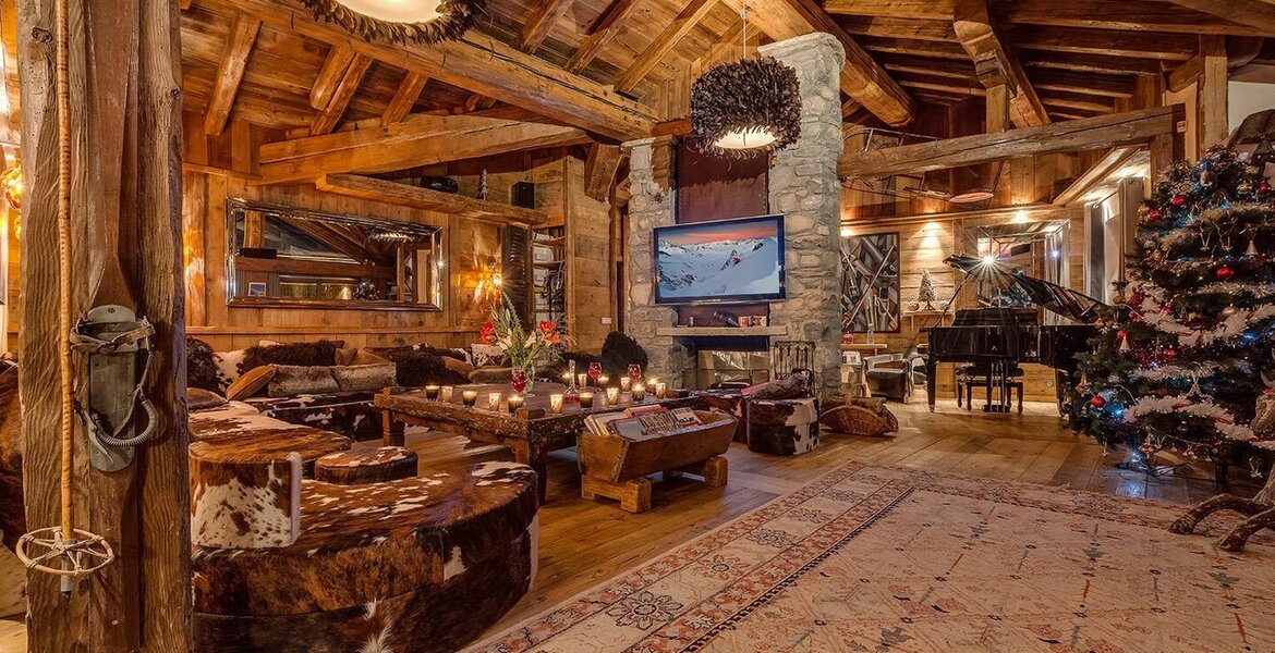 Chalet unique à louer à Val d'Isère avec 500m2 