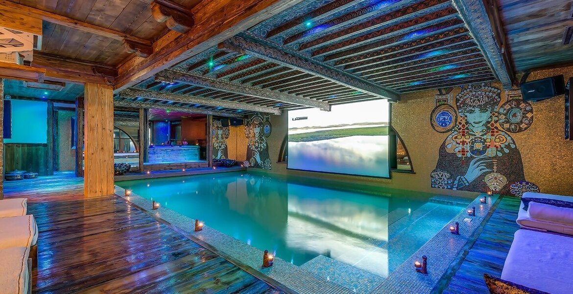 Chalet à louer à Val d'Isère de 1000 m² avec 6 chambres 