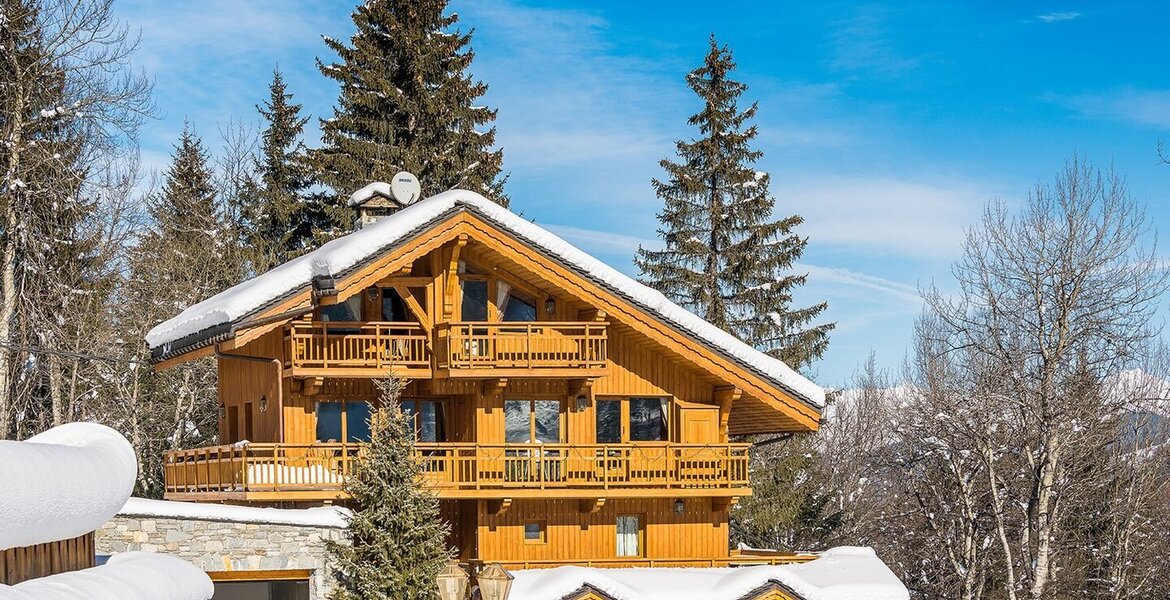 Merveilleux chalet douillet niché au cœur de Méribel à louer