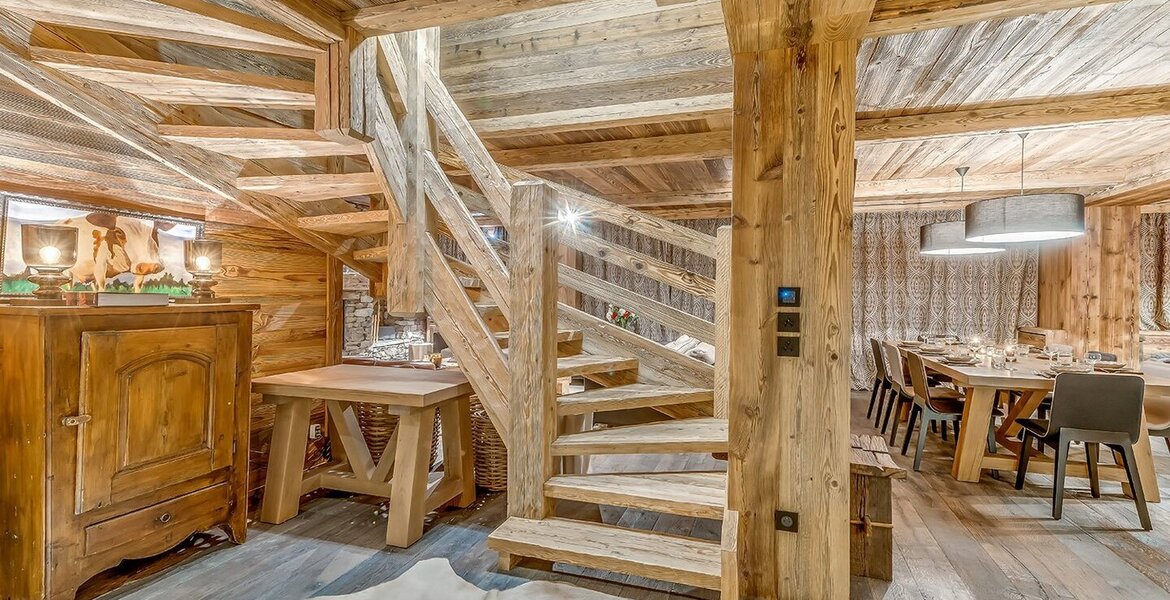 This duplex for rent with 5 bedrooms in Val d’Isere for rent