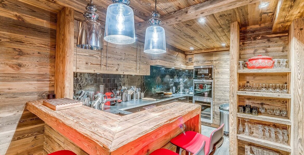 This duplex for rent with 5 bedrooms in Val d’Isere for rent