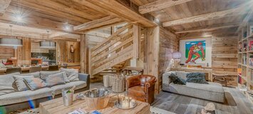 This duplex for rent with 5 bedrooms in Val d’Isere for rent