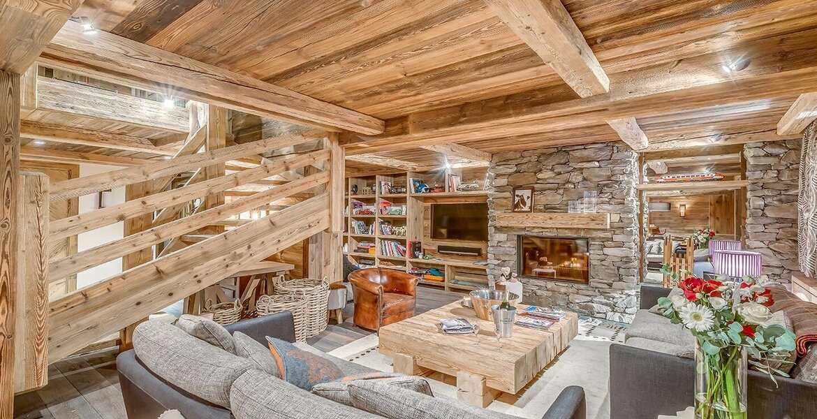 This duplex for rent with 5 bedrooms in Val d’Isere for rent