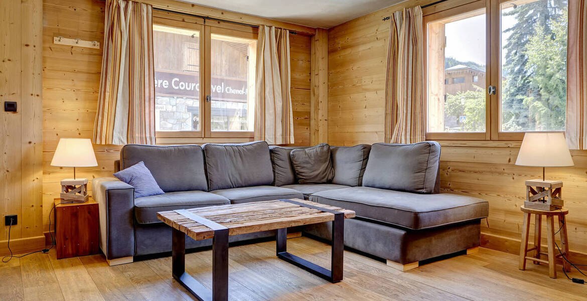 Nice 3 bedrooms 80 sq-m chalet for rent in Courchevel 1300