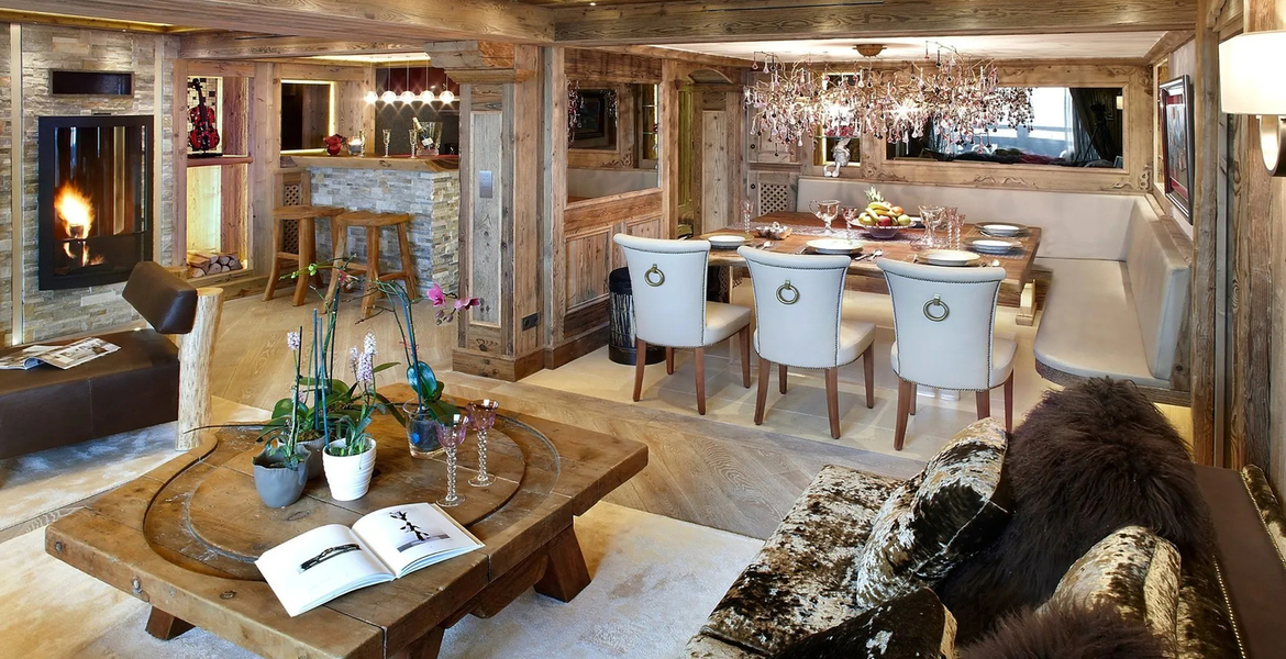 Chalet for rent in Plantret, Courchevel 1850 with 420 sqm 