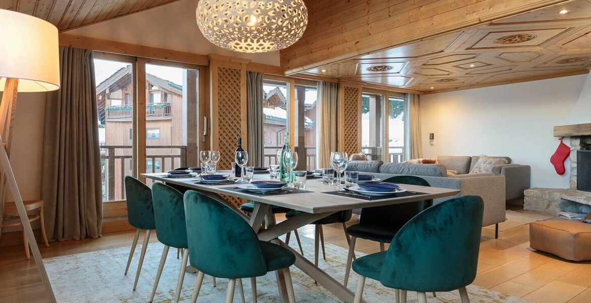 Flat 99m² duplex - Courchevel 1850 - 6 people - skis on