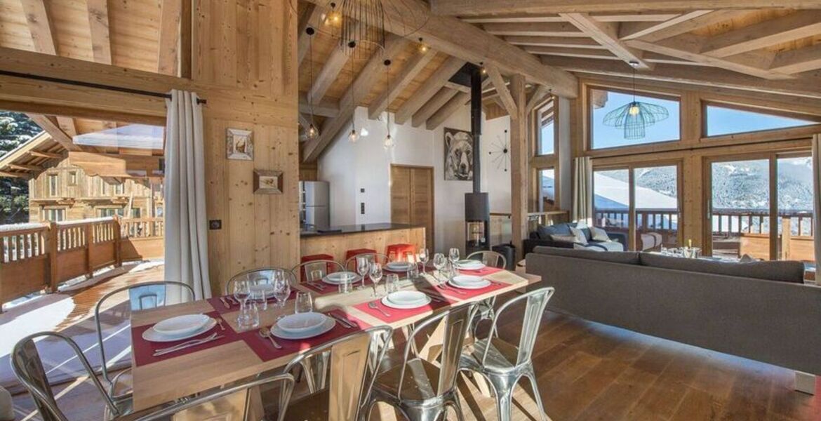 Chalet à louer à Courchevel 1550 Village avec 200 m²