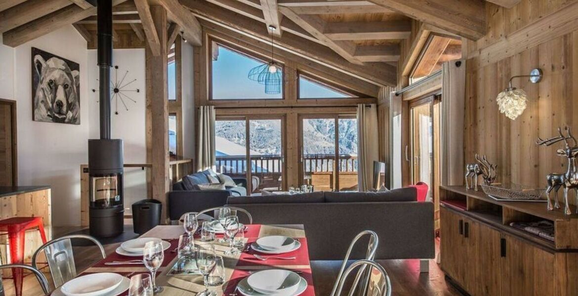 Chalet à louer à Courchevel 1550 Village avec 200 m²