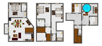 LOCATION APPARTEMENT COURCHEVEL 1650 LA BELVÉDÈRE AVEC 95 M²