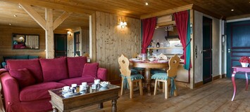 Lovely cosy mountain style apartment ski in ski out