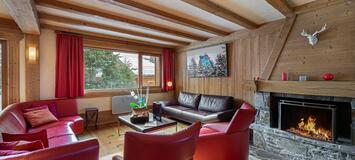 This charming fully equipped chalet is close to Meribel 
