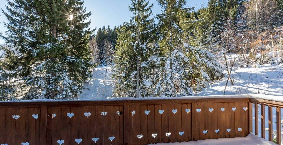 Entre pistes de ski et sapins, dans le quartier des Brigues