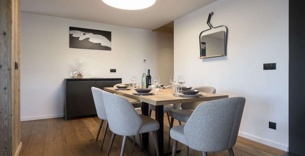 Très belle vue pour cet appartement de style contemporain