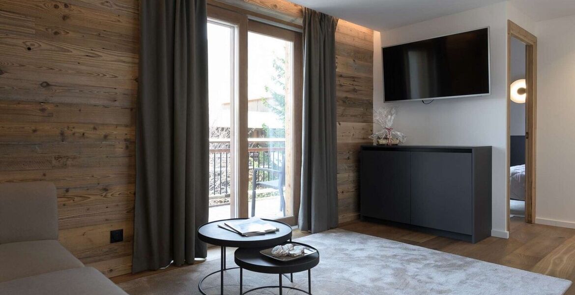 Très belle vue pour cet appartement de style contemporain