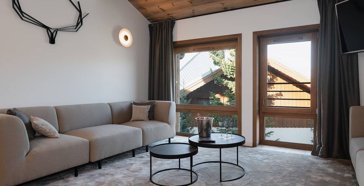 Very nice contemporary style duplex apartment in Courchevel 