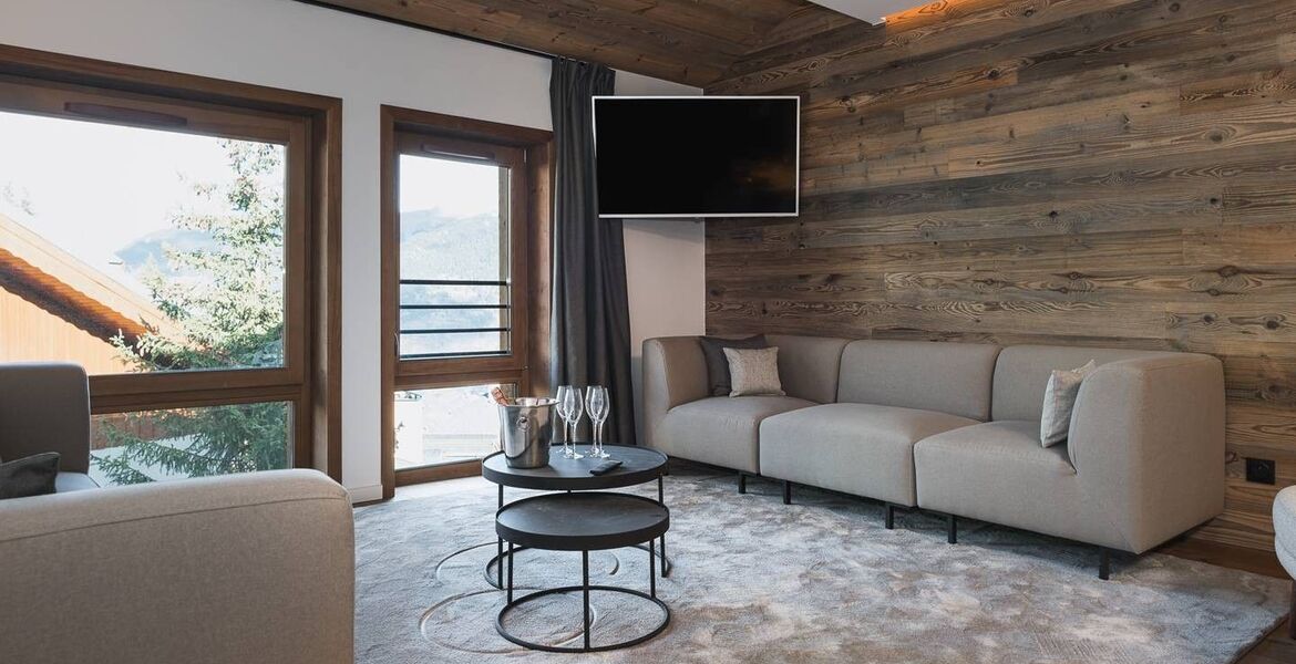 Very nice contemporary style duplex apartment in Courchevel 