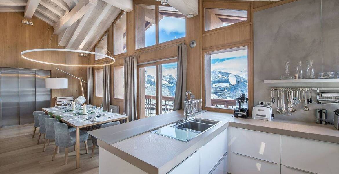 Chalet for rent in Courchevel 1550 Village with 320 sqm