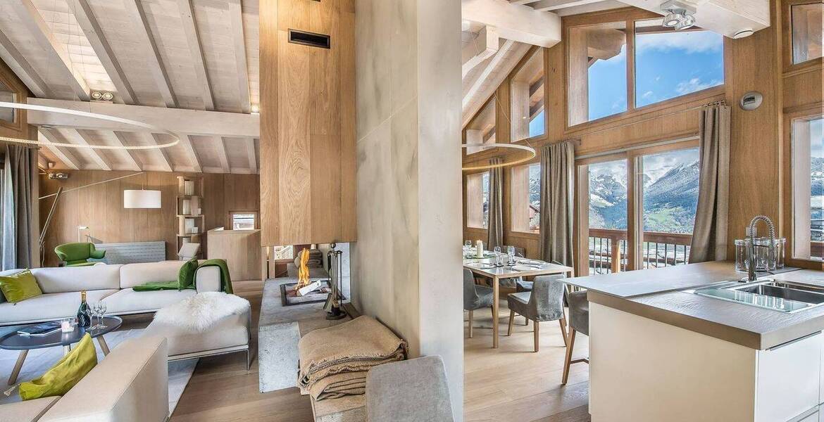 Chalet for rent in Courchevel 1550 Village with 320 sqm