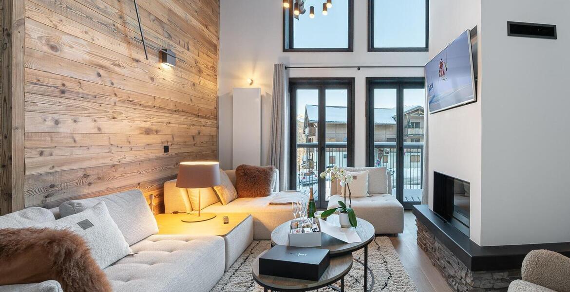 Appartement de 140m² avec 2 chambres à louer à Courchevel