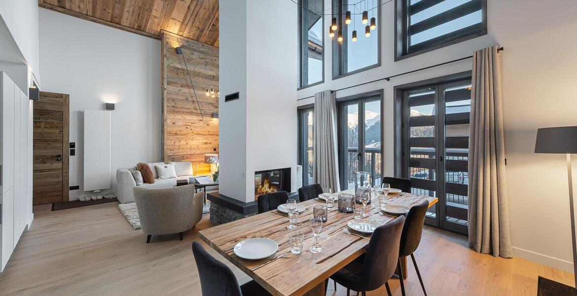 Appartement de 140m² avec 2 chambres à louer à Courchevel