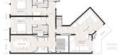 La suite de 130 m2 à Courchevel 1850 à louer avec 2 chambres