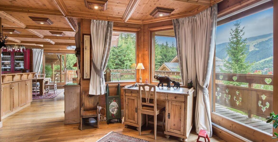 Chalet à louer à Meribel avec 320sqm et 7 chambres à coucher