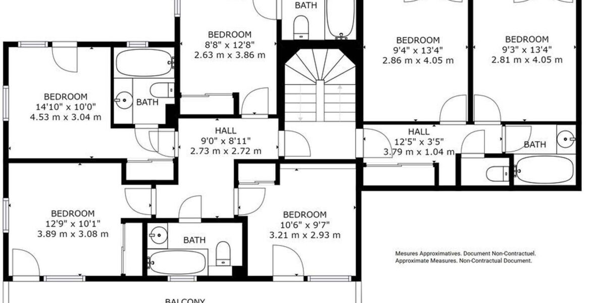 Chalet à louer à Meribel avec 320sqm et 7 chambres à coucher