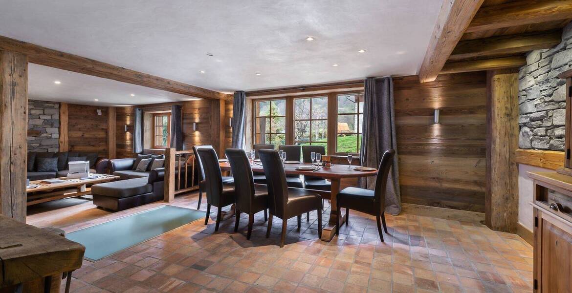 Chalet à louer à Meribel avec 236 m² et 5 chambres à coucher