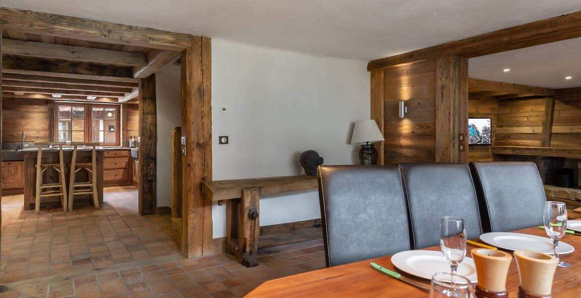 Chalet à louer à Meribel avec 236 m² et 5 chambres à coucher