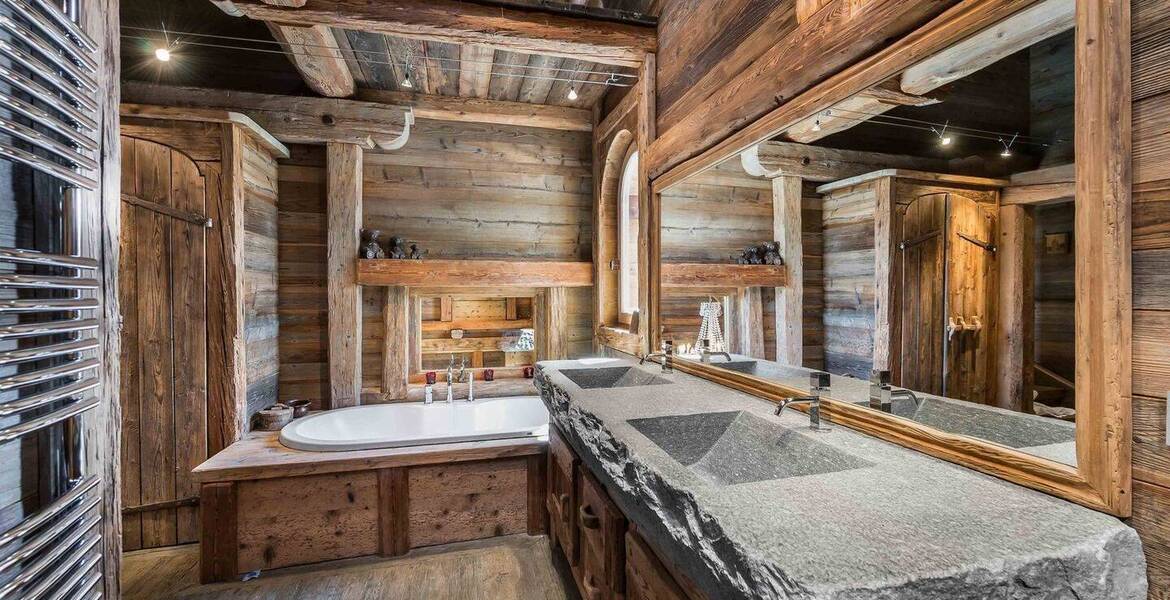 Chalet à louer à Meribel Village de 450 m2 et 5 chambres 