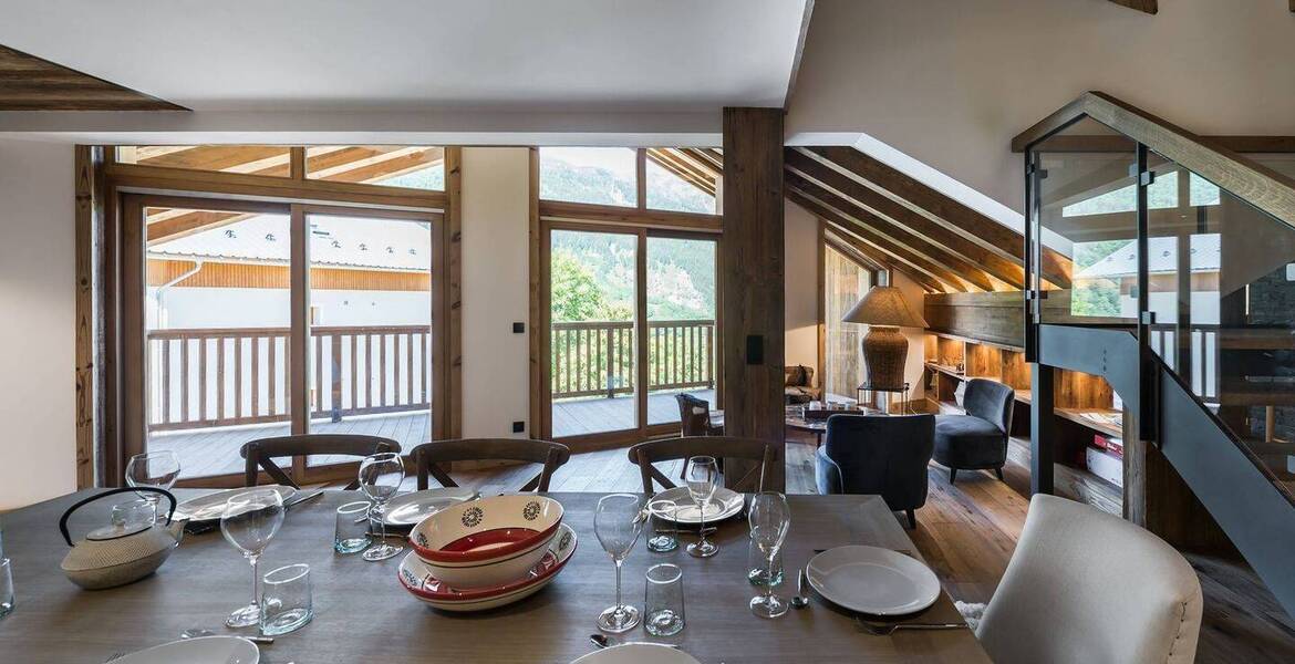 Chalet à Meribel Village de 222 m² et 5 chambres à louer