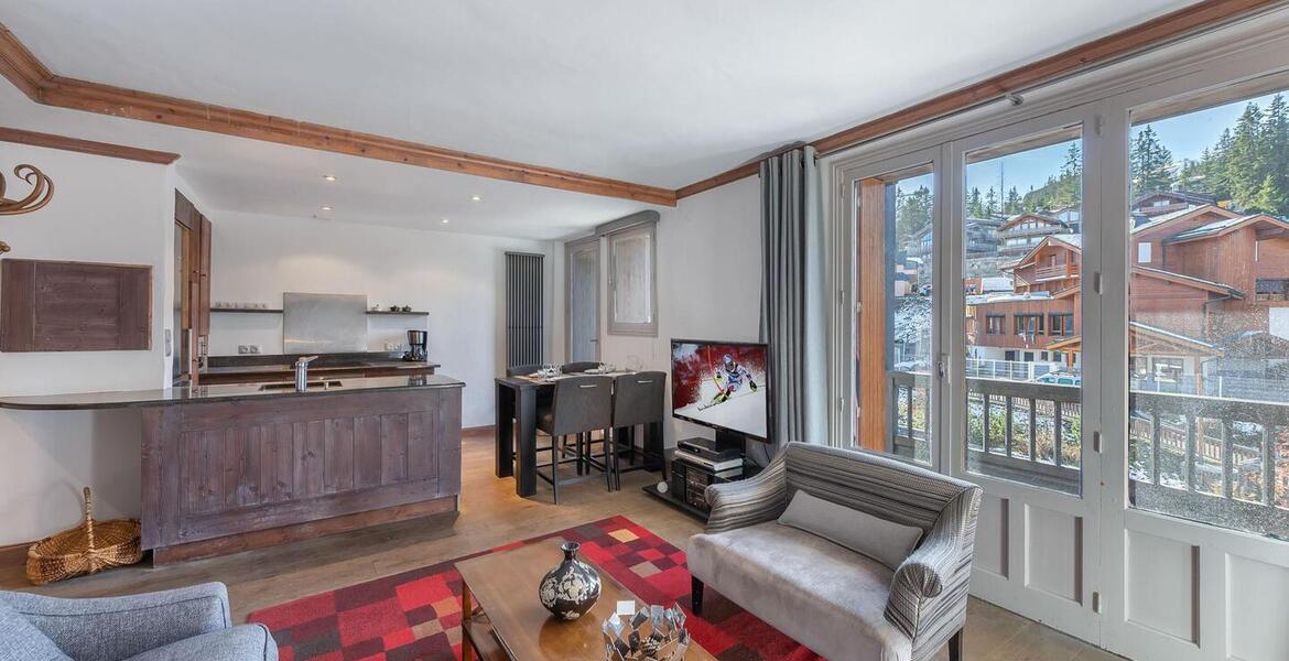 Apartment for rent in Courchevel 1850 with 54 sqm and 2 bedr