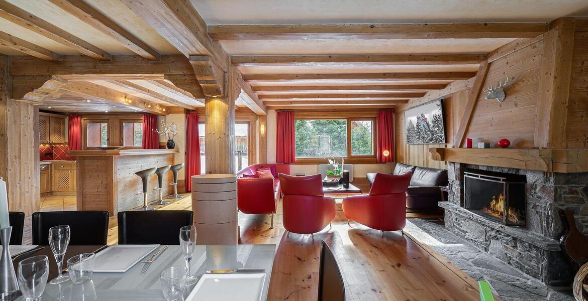 Chalet in Méribel Village for rent in 200 sqm and 5 bedrooms