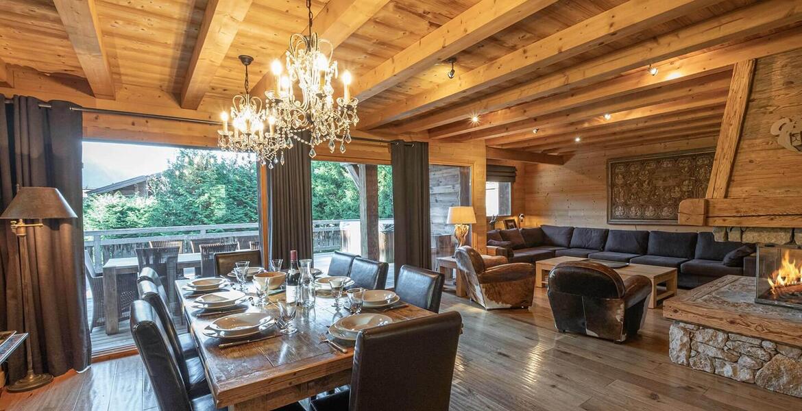 Location d'un chalet de 220m2 avec 6 chambres pour 12 person