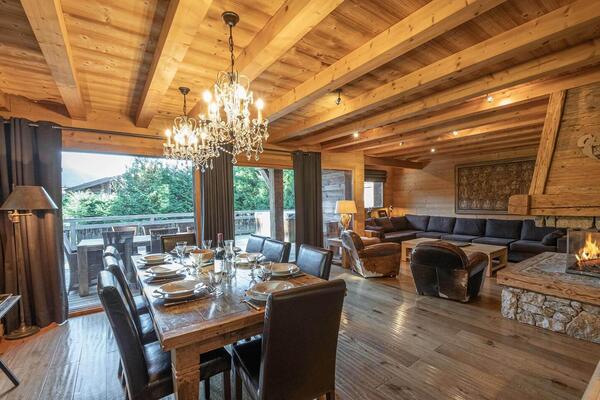 Location d'un chalet de 220m2 avec 6 chambres pour 12 person