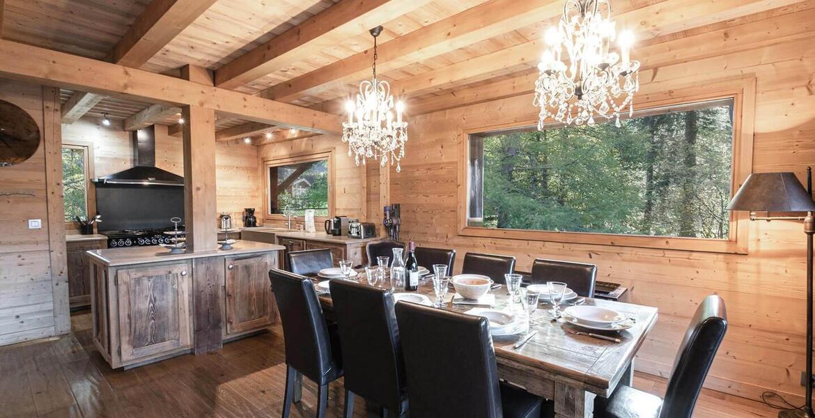 Location d'un chalet de 220m2 avec 6 chambres pour 12 person