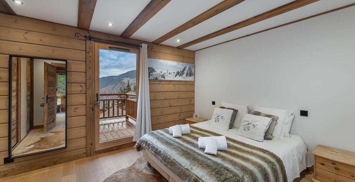 Chalet à louer à La Tania, Courchevel avec 5 chambres