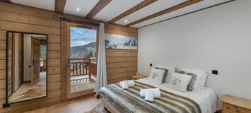 Chalet à louer à La Tania, Courchevel avec 5 chambres