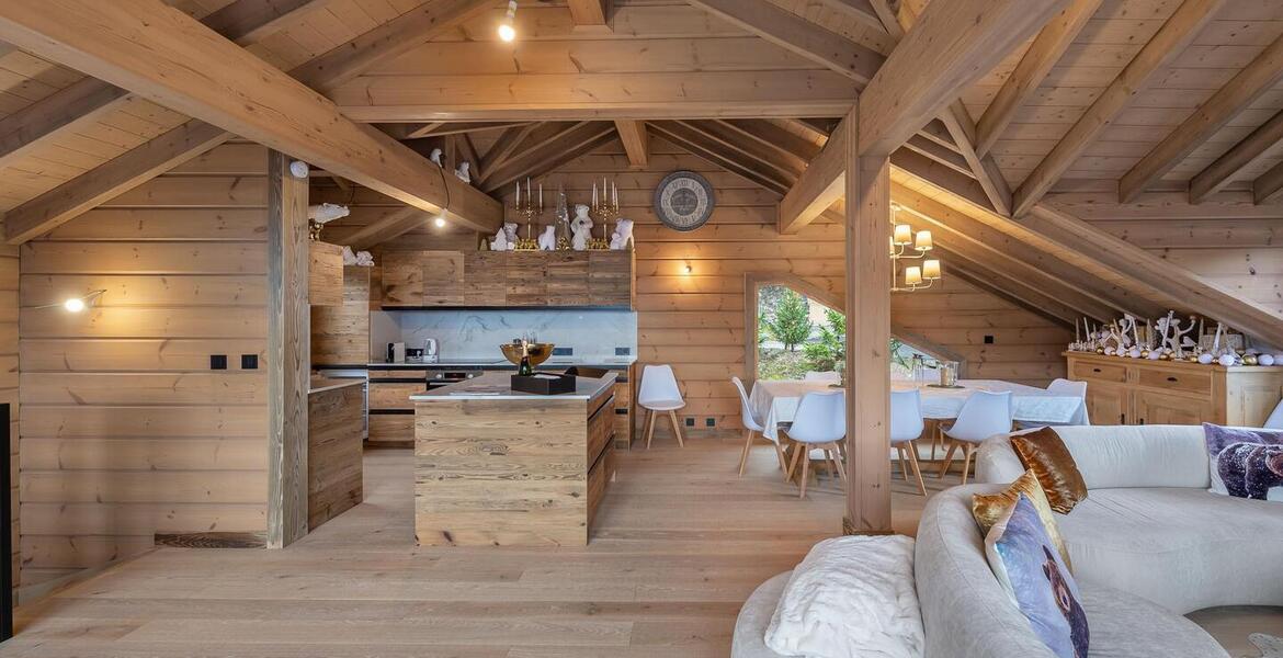 Chalet à louer à La Tania, Courchevel avec 5 chambres