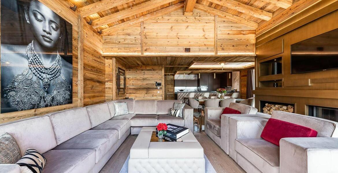 Chalet for rent in Courchevel 1650 Moriond with 230 sqm 